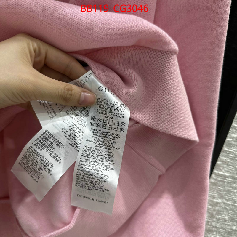 Clothing-Gucci shop cheap high quality 1:1 replica ID: CG3046 $: 119USD