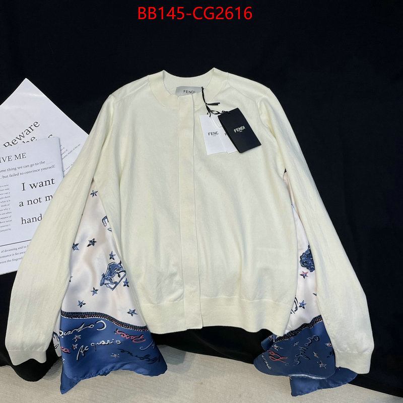 Clothing-Fendi buying replica ID: CG2616 $: 145USD