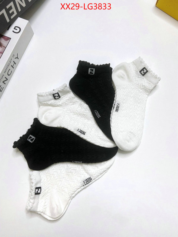 Sock-Fendi where can i buy ID: LG3833 $: 29USD