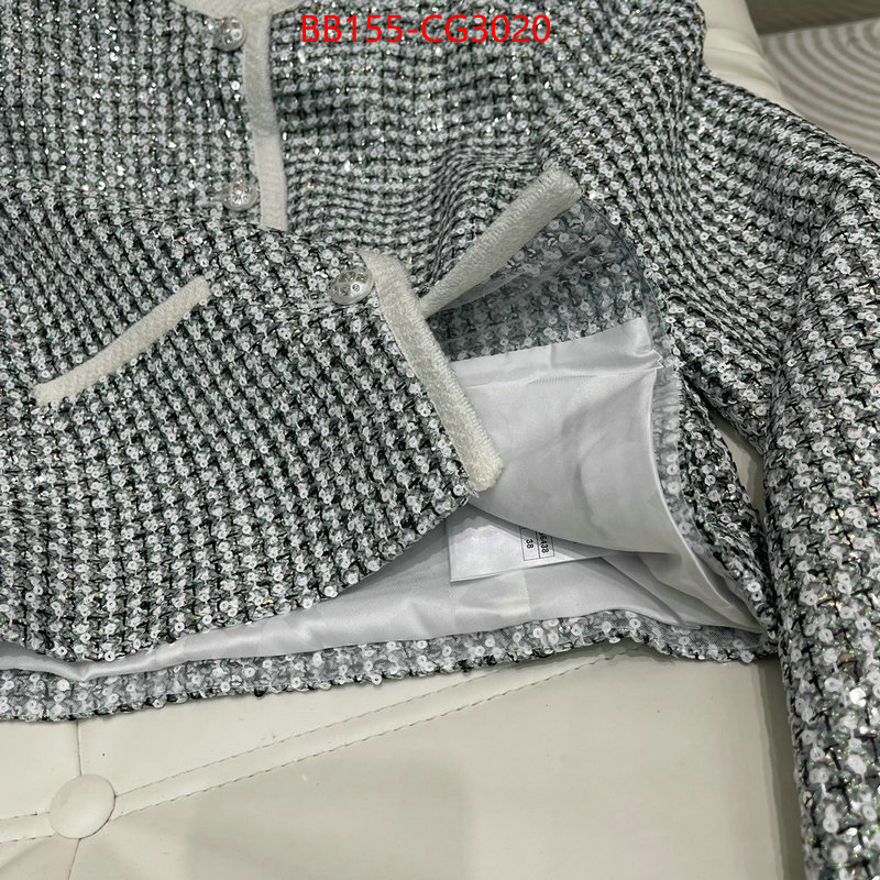 Clothing-Chanel sale ID: CG3020 $: 155USD