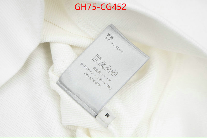 Clothing-Dior top quality ID: CG452 $: 75USD