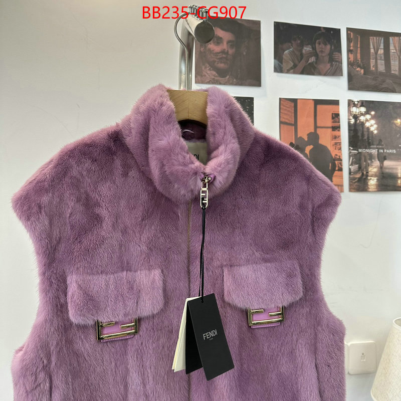 Clothing-Fendi fashion replica ID: CG907 $: 235USD