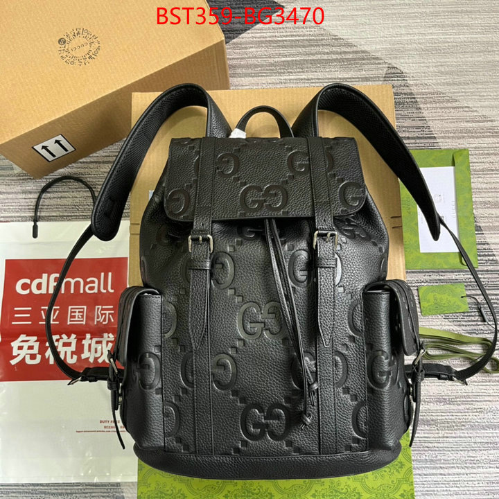 Gucci Bags(TOP)-Backpack- top quality designer replica ID: BG3470 $: 359USD