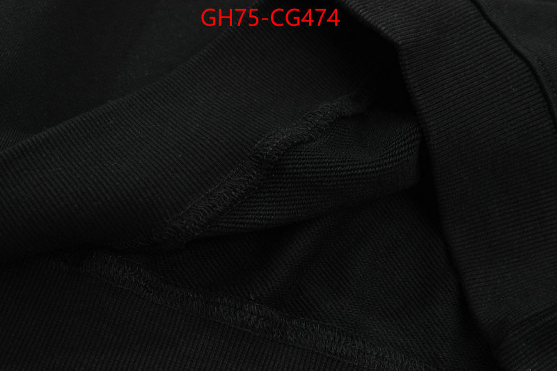 Clothing-Gucci shop cheap high quality 1:1 replica ID: CG474 $: 75USD