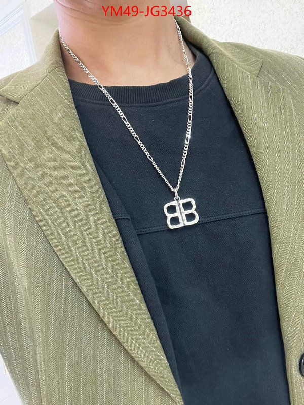 Jewelry-Balenciaga where to buy fakes ID: JG3436 $: 49USD