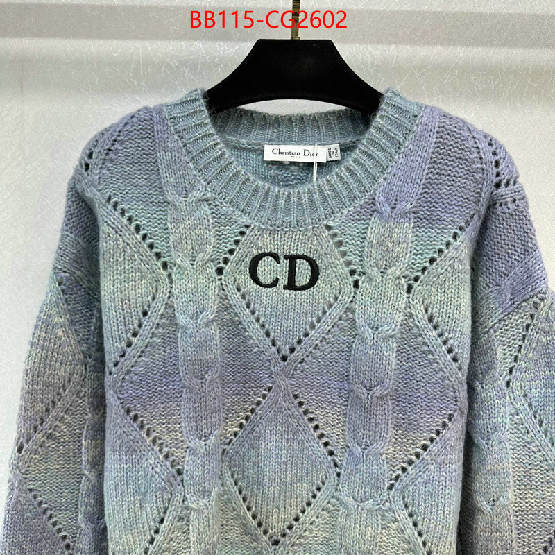 Clothing-Dior replica sale online ID: CG2602 $: 115USD