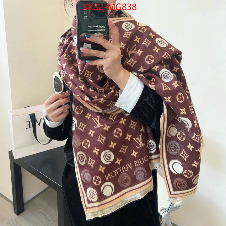 Scarf-LV fashion designer ID: MG838 $: 32USD