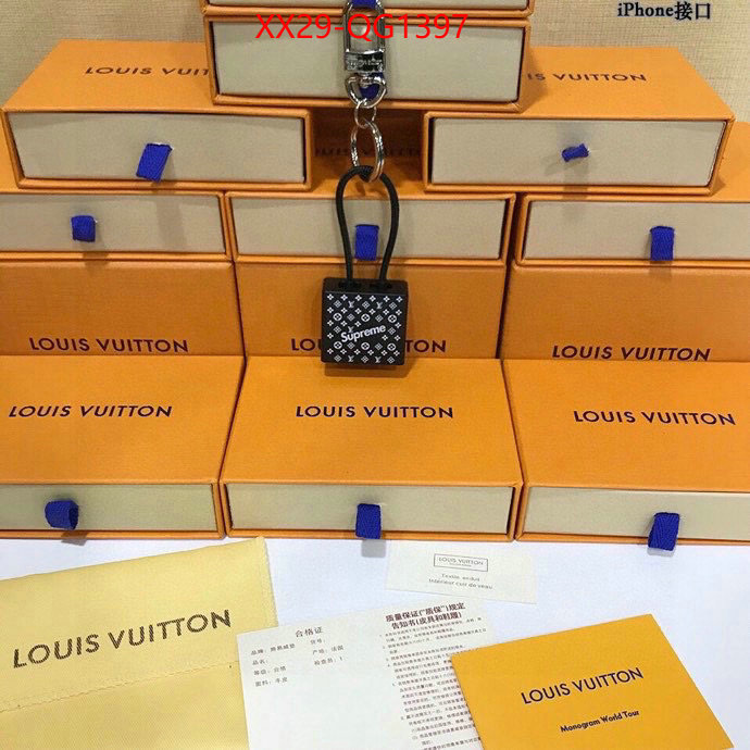 Key pendant-LV luxury cheap ID: QG1397 $: 29USD