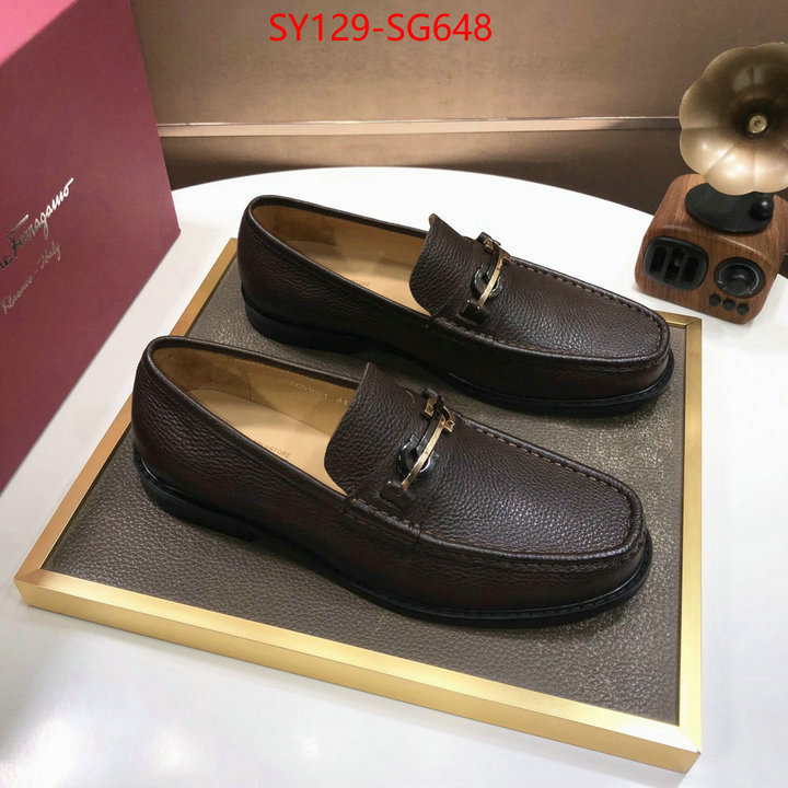 Men shoes-Ferragamo replica aaaaa+ designer ID: SG648 $: 129USD