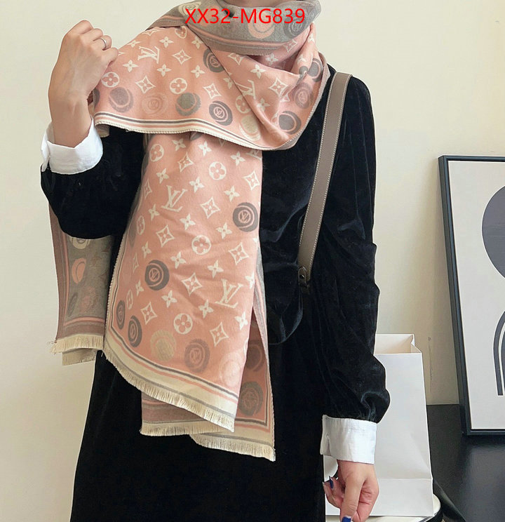 Scarf-LV designer 7 star replica ID: MG839 $: 32USD