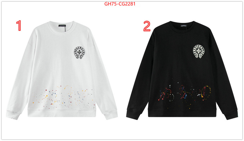 Clothing-Chrome Hearts how quality ID: CG2281 $: 75USD