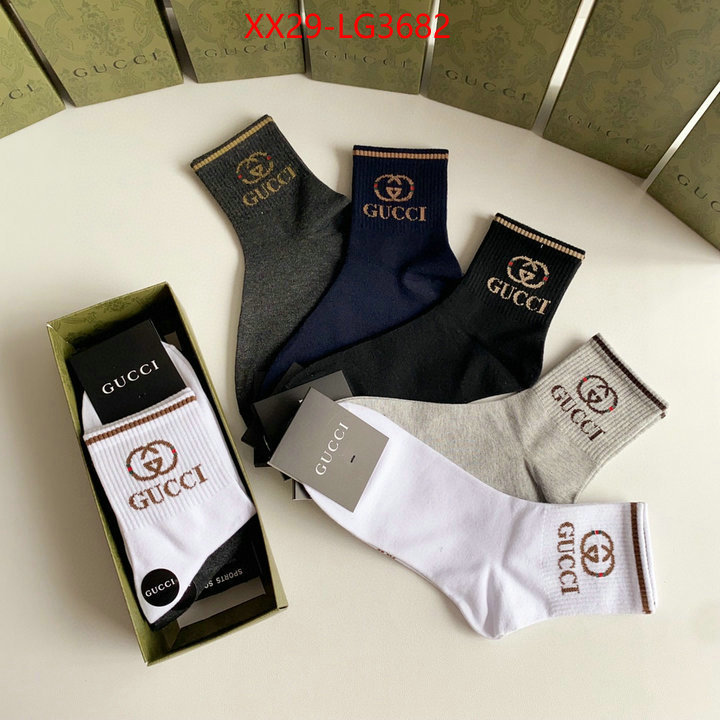 Sock-Gucci perfect quality designer replica ID: LG3682 $: 29USD