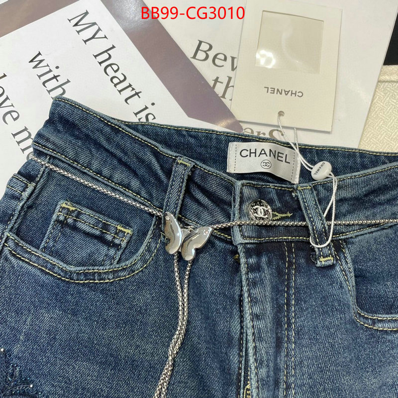 Clothing-Chanel fashion replica ID: CG3010 $: 99USD