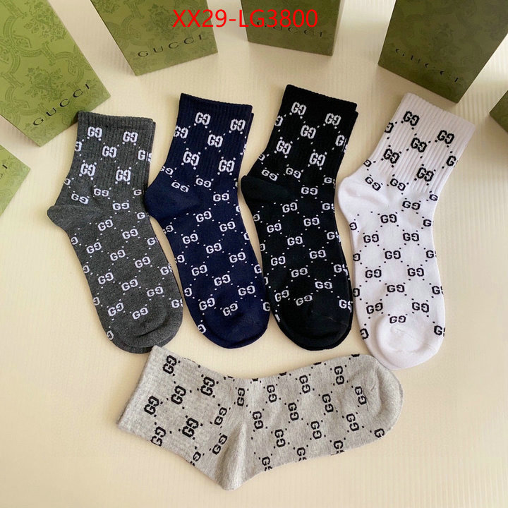 Sock-Gucci china sale ID: LG3800 $: 29USD