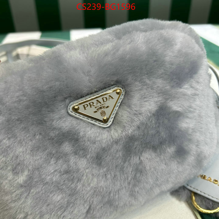 Prada Bags (TOP)-Diagonal- where could you find a great quality designer ID: BG1596 $: 239USD