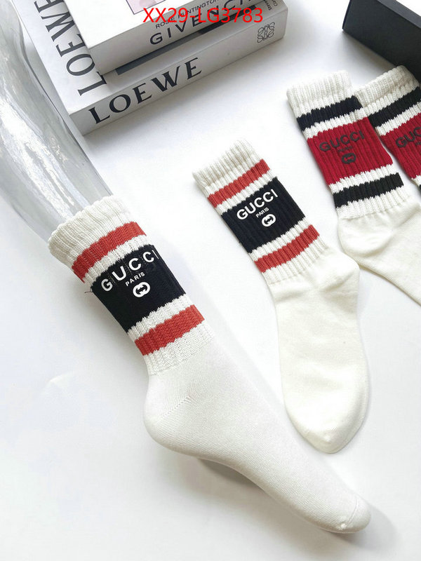 Sock-Gucci quality replica ID: LG3783 $: 29USD