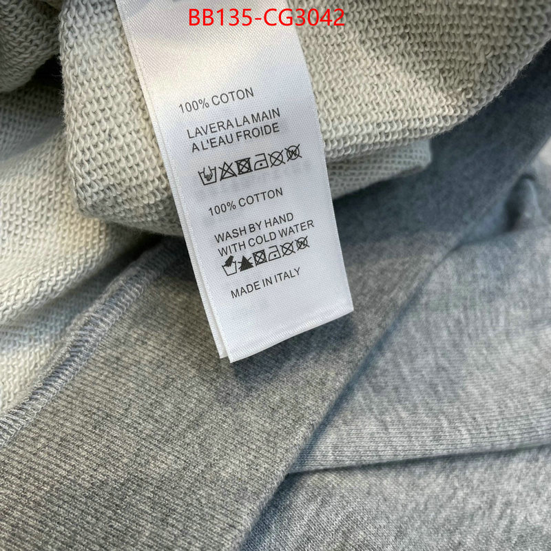 Clothing-Gucci buy 1:1 ID: CG3042 $: 135USD