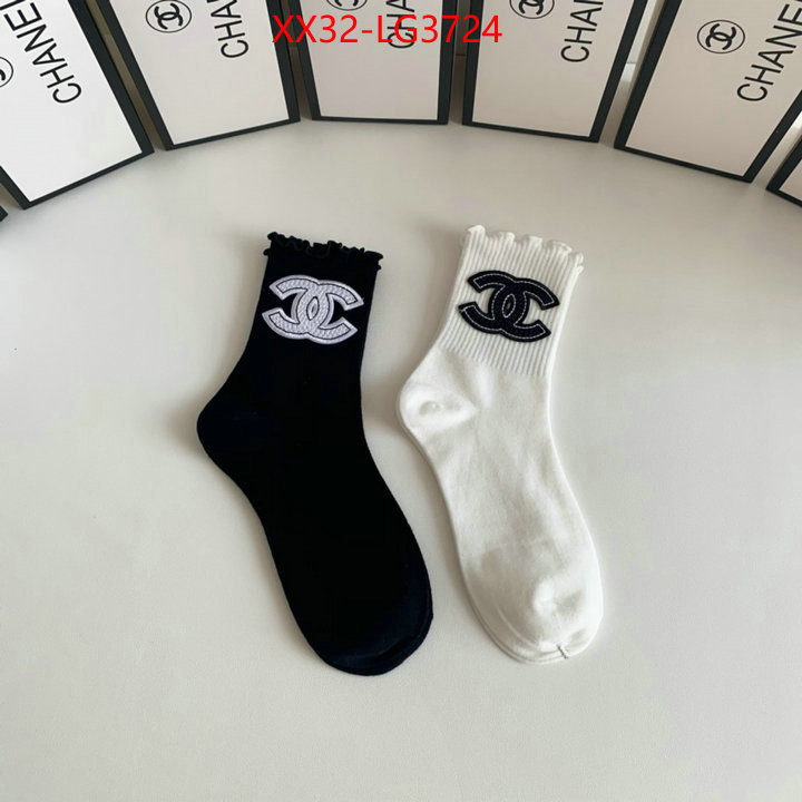 Sock-Chanel how to buy replcia ID: LG3724 $: 32USD