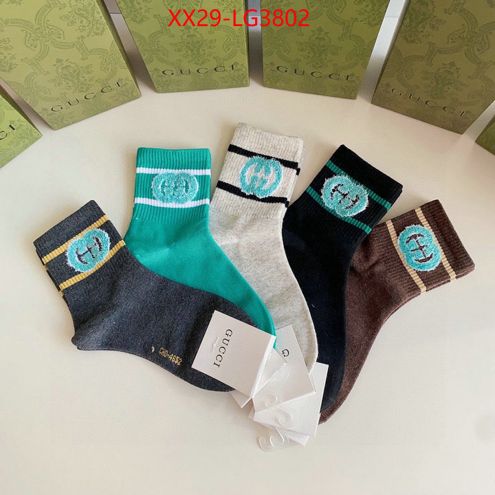 Sock-Gucci fake high quality ID: LG3802 $: 29USD