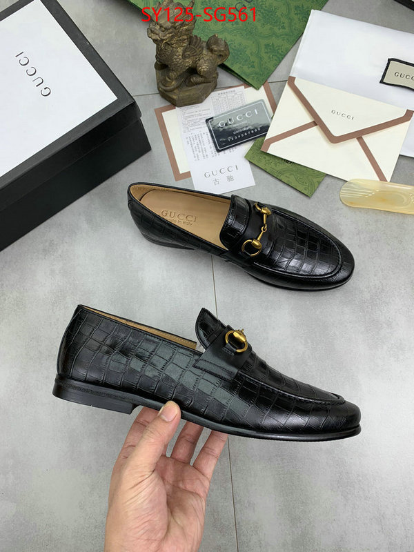 Men Shoes-Gucci top 1:1 replica ID: SG561 $: 125USD