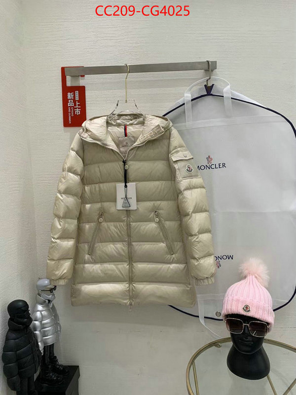 Down jacket Women-Moncler where to find the best replicas ID: CG4025 $: 209USD