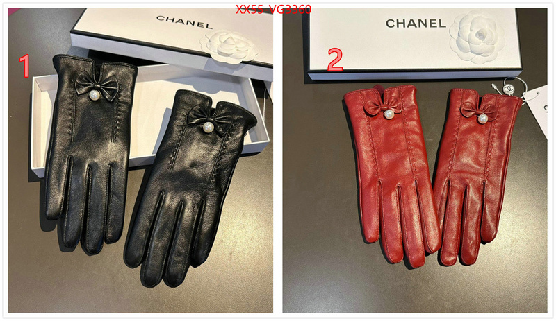 Gloves-Chanel replica designer ID: VG3360 $: 55USD