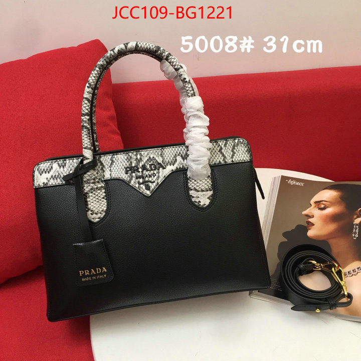 Prada Bags (4A)-Handbag- top perfect fake ID: BG1221 $: 109USD