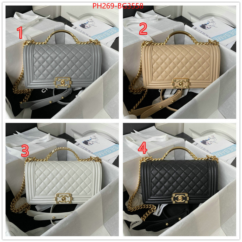 Chanel Bags(TOP)-Le Boy best knockoff ID: BG3558 $: 269USD