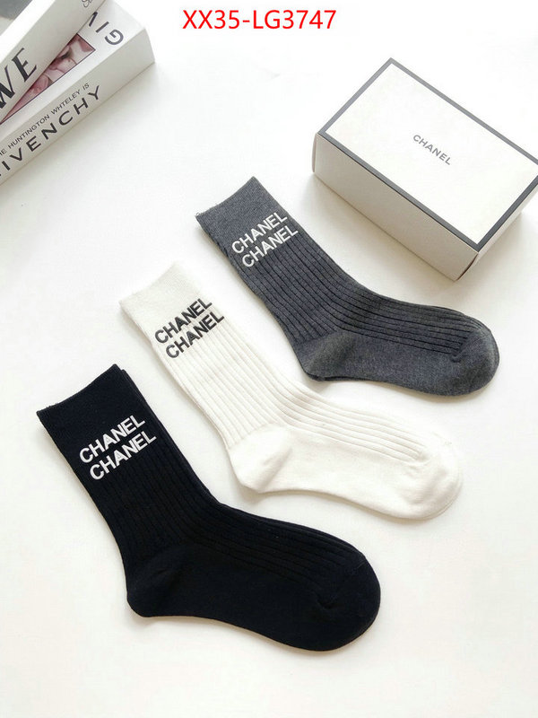 Sock-Chanel perfect quality ID: LG3747 $: 35USD