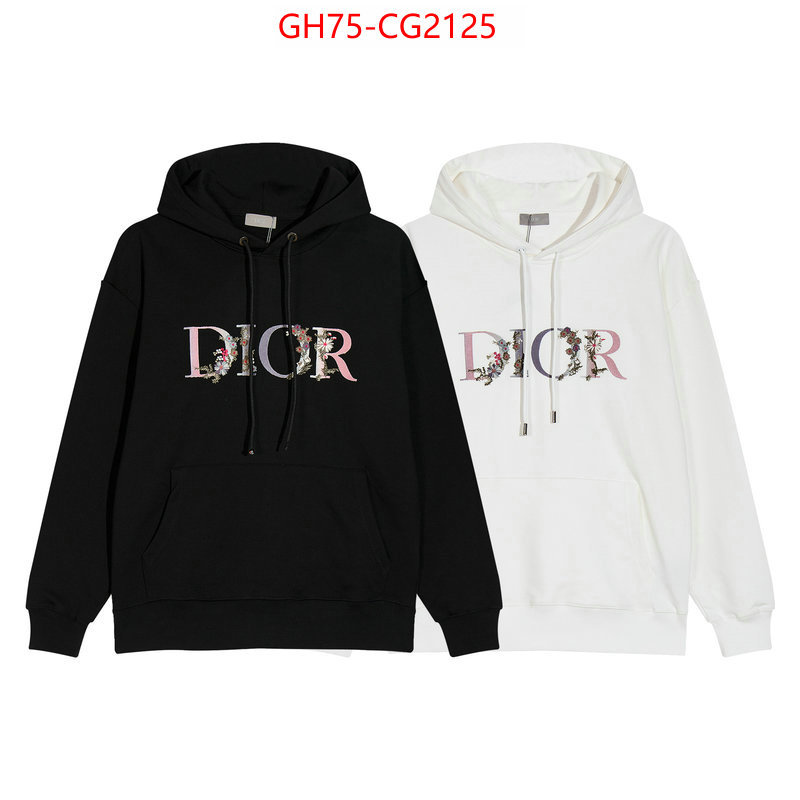 Clothing-Dior online china ID: CG2125 $: 75USD