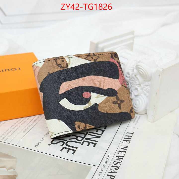 LV Bags(4A)-Wallet styles & where to buy ID: TG1826 $: 42USD