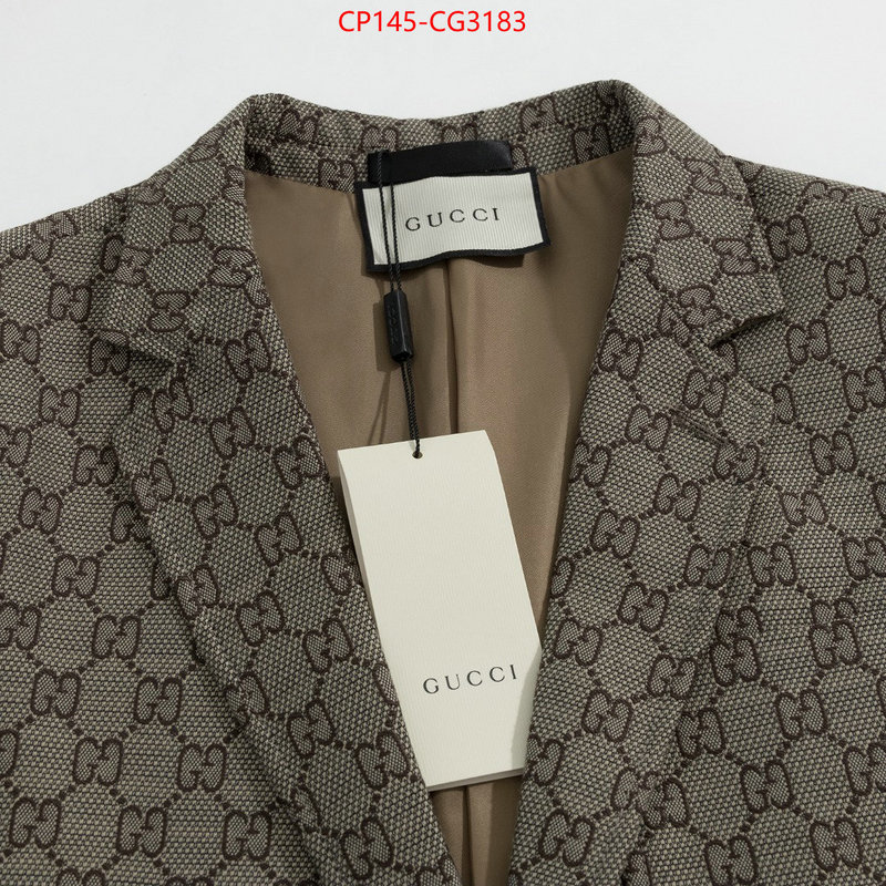 Clothing-Gucci perfect quality designer replica ID: CG3183 $: 145USD