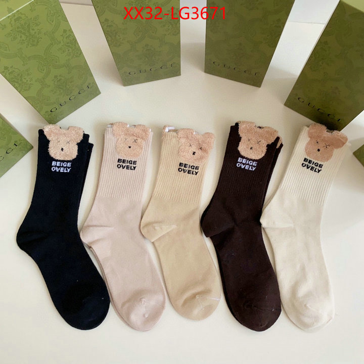 Sock-Gucci best fake ID: LG3671 $: 32USD