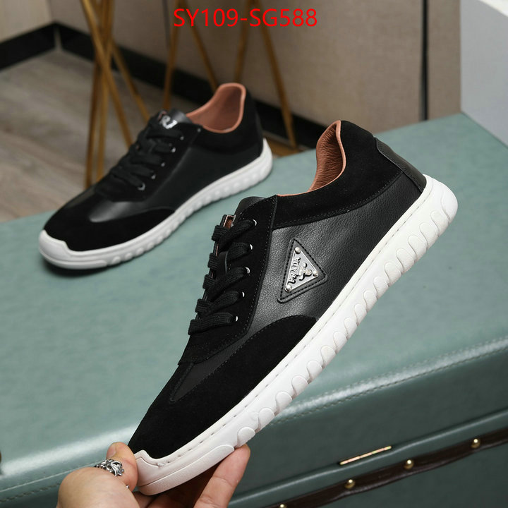 Men shoes-Prada luxury cheap replica ID: SG588 $: 109USD