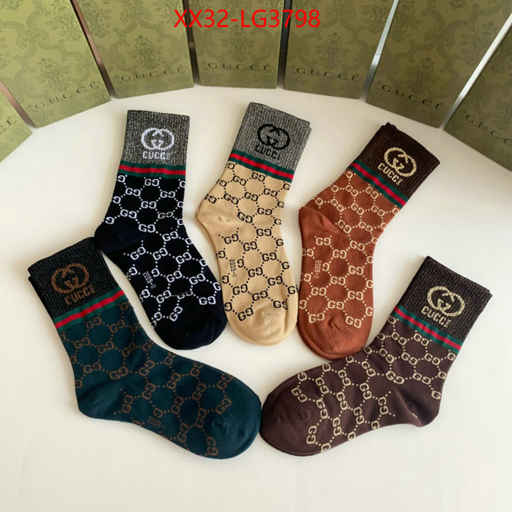 Sock-Gucci designer 1:1 replica ID: LG3798 $: 32USD