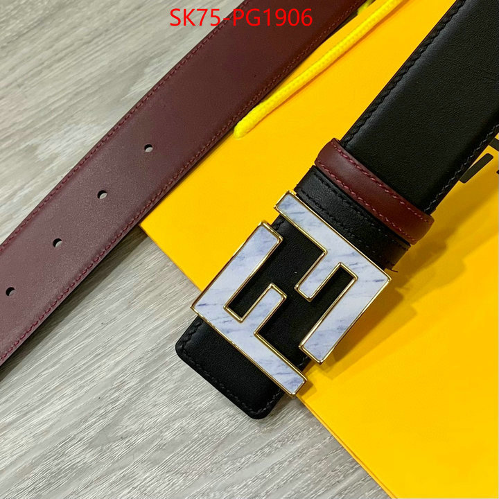 Belts-Fendi how quality ID: PG1906 $: 75USD