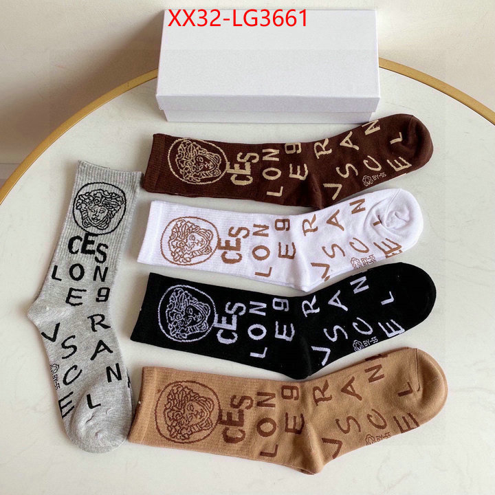 Sock-Versace where could you find a great quality designer ID: LG3661 $: 32USD