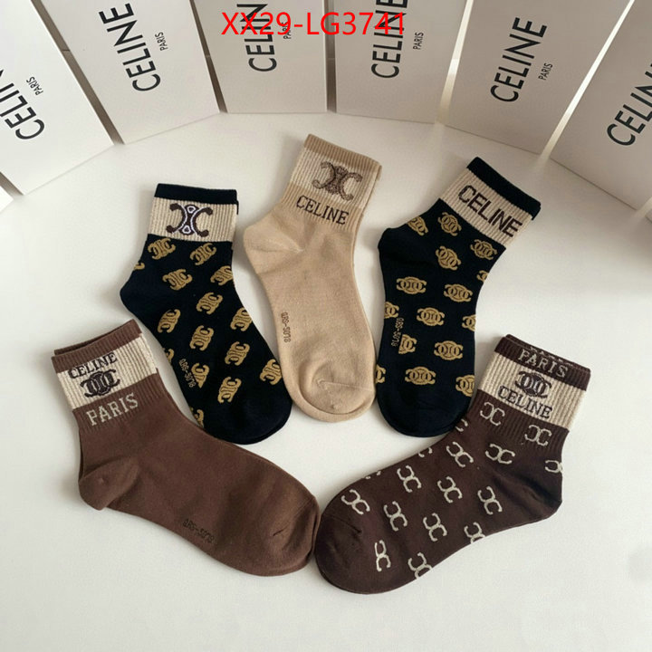 Sock-CELINE aaaaa+ replica designer ID: LG3741 $: 29USD