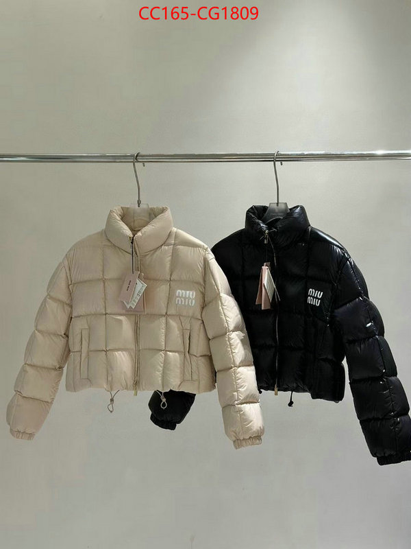 Down jacket Women-Miu Miu only sell high-quality ID: CG1809 $: 165USD