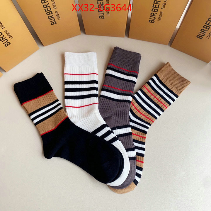 Sock-Burberry buy cheap replica ID: LG3644 $: 32USD