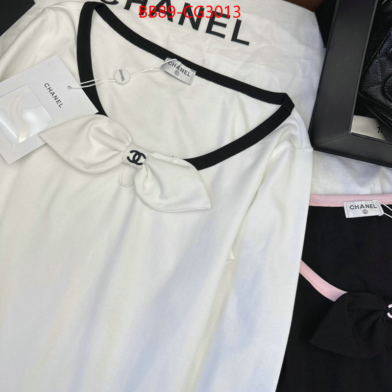 Clothing-Chanel shop the best high quality ID: CG3013 $: 89USD