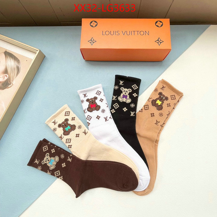 Sock-LV high-end designer ID: LG3633 $: 32USD