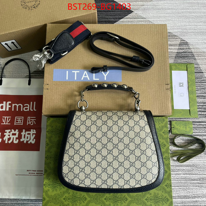 Gucci Bags(TOP)-Diagonal- top quality website ID: BG1403 $: 269USD