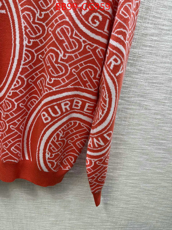 Clothing-Burberry find replica ID: CG959 $: 99USD