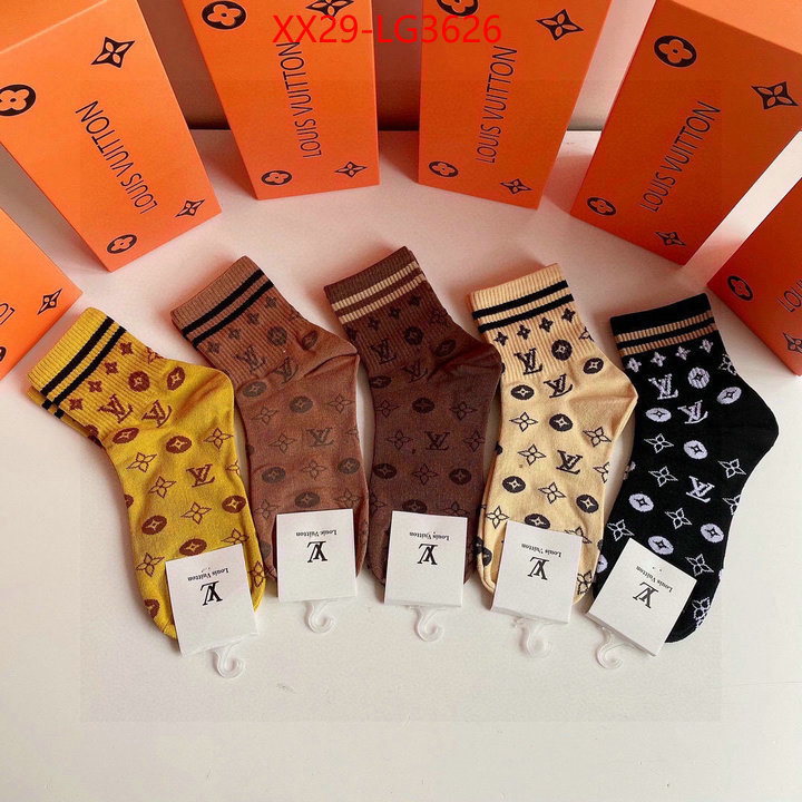 Sock-LV wholesale replica ID: LG3626 $: 29USD