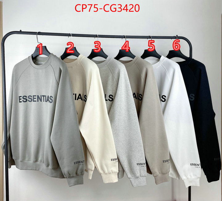 Clothing-Essentials best luxury replica ID: CG3420 $: 75USD