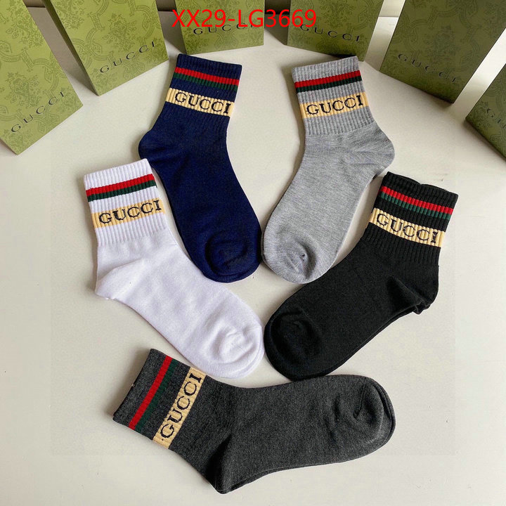 Sock-Gucci replica us ID: LG3669 $: 29USD