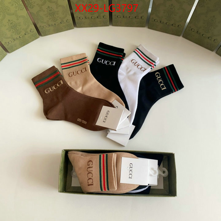 Sock-Gucci customize the best replica ID: LG3797 $: 29USD