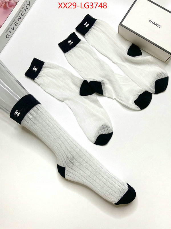 Sock-Chanel replica us ID: LG3748 $: 29USD