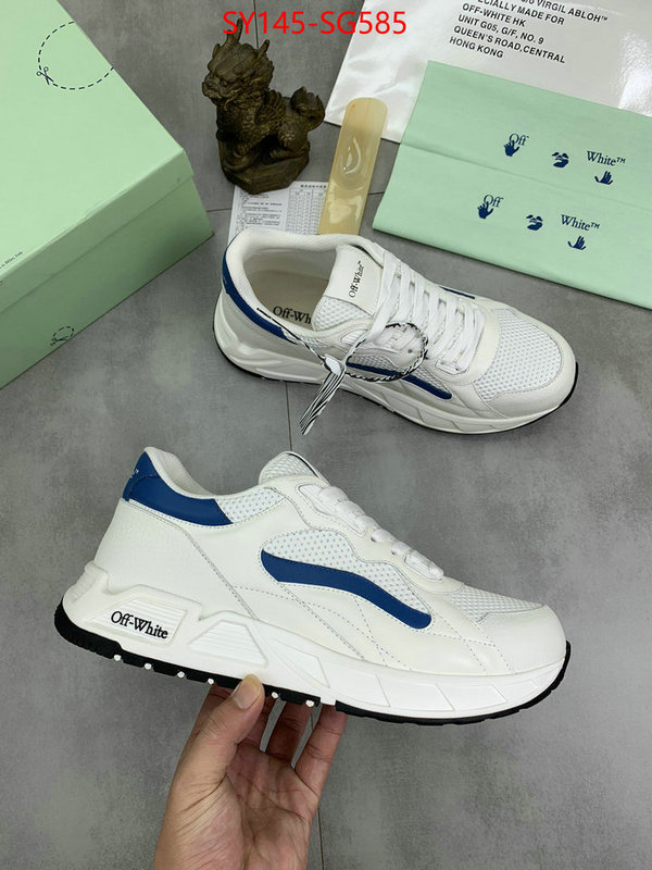 Men Shoes-Offwhite best quality fake ID: SG585 $: 145USD